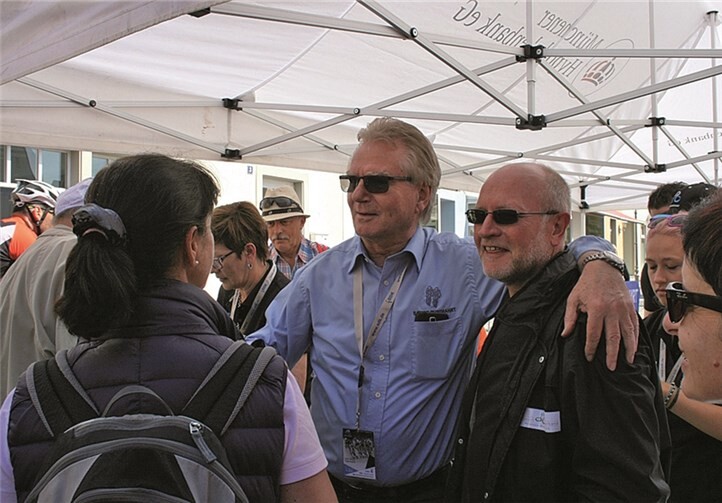 Peter Streng, stellvertretender Präsident des BDR im Kreise der Fans.