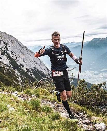 Peter Stubbe genießt einfach die Landschaft und den Lauf. Fotos: privat