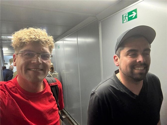 Peter und Andreas Heinen sind am heutigen Freitag gegen 8 Uhr wieder gut in Frankfurt gelandet.