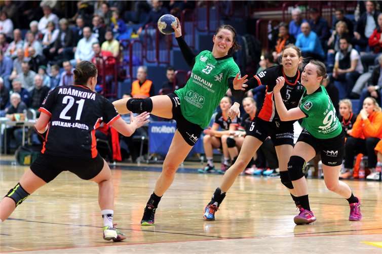 Petra Adamková ubnd Diana Sabljak von den Vulkan-Ladies. Vulkan-Ladies Koblenz/Weibern