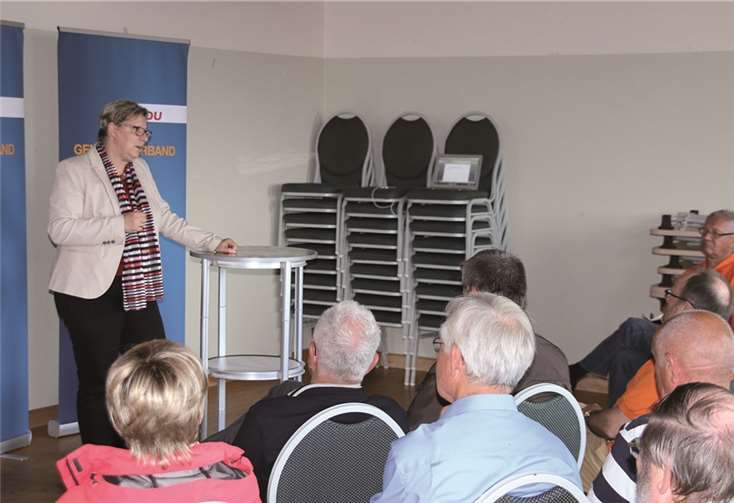 Petra Kalkbrenner (CDU) will eine Bürgermeisterin zum "Anfassen " sein. André Kaufmann