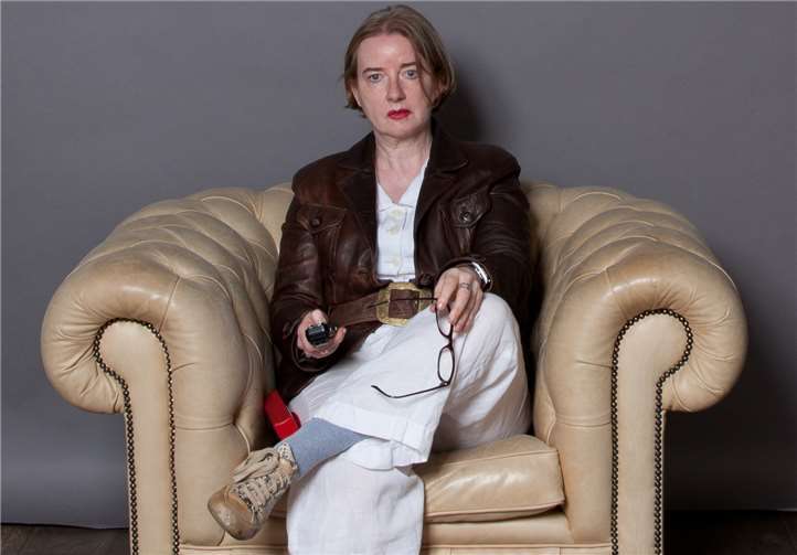 Petra Lötschert, die lang erprobte Moderatorin des Kultursalon Koblenz.Pedro Malinowski