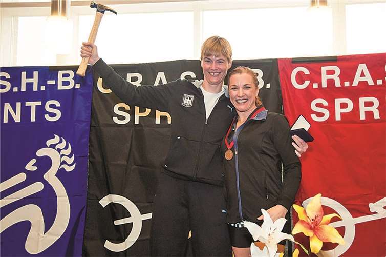 Petra Schallenberger und die Zweite in Boston Karen Kopf (r.) aus Kanada.