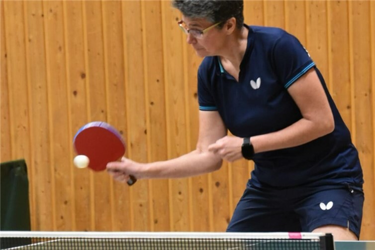 Petra Schoulen in voller Konzentration