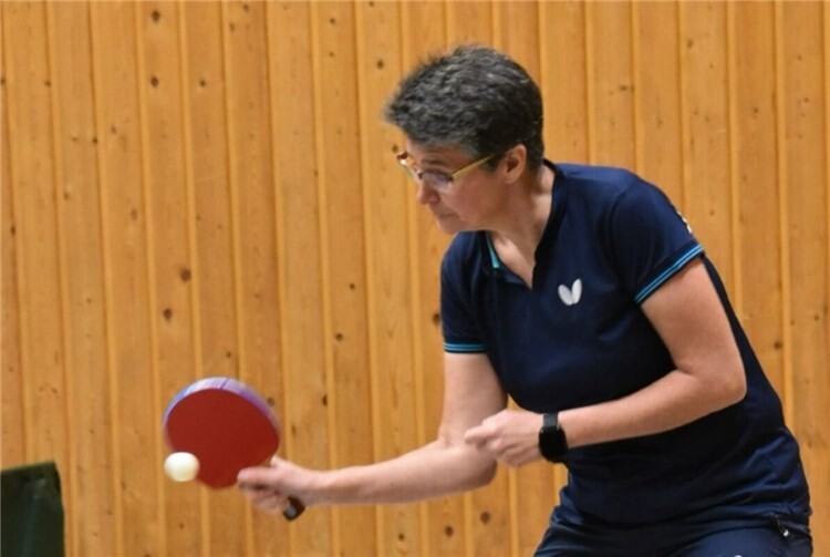 Petra Schoulen in voller Konzentration