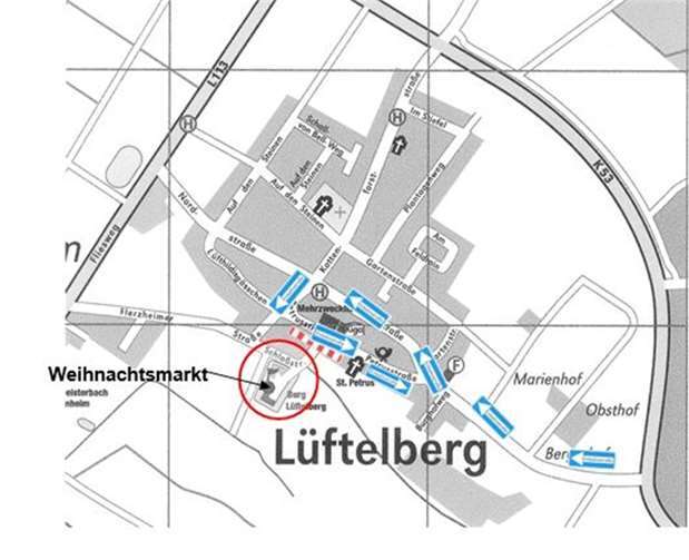 Petrusstraße und Südstraße werden für die Dauer des Marktes nur in einer Richtung befahrbar sein. privat