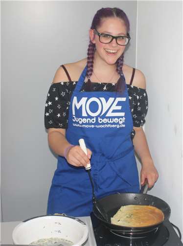 Pfannkuchen wurden gebacken.