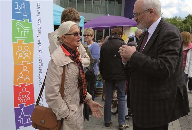 Pfarrer Mathias Mölleken und die evangelische Kirche in Meckenheim waren sehr stark engagiert.