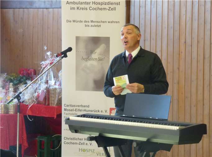 Pfarrer Thomas Werner hielt eine Ansprache, die den Stellenwert der Hospizarbeit verdeutlichten. Privat