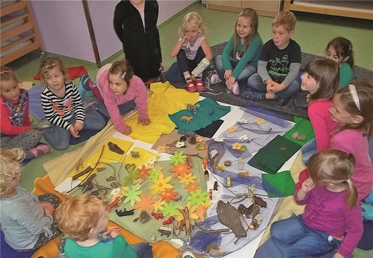 Pflanzen und Früchte standen im Vordergrund des Erntedankfestes. privat