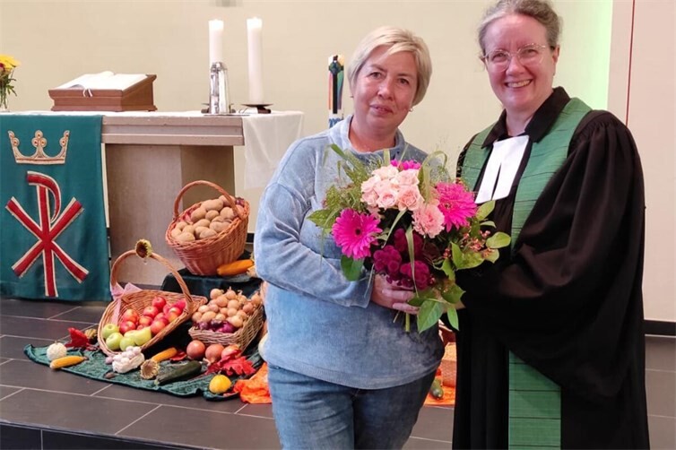 Pfr.in Metje Steinau und Olga Ichtendritz