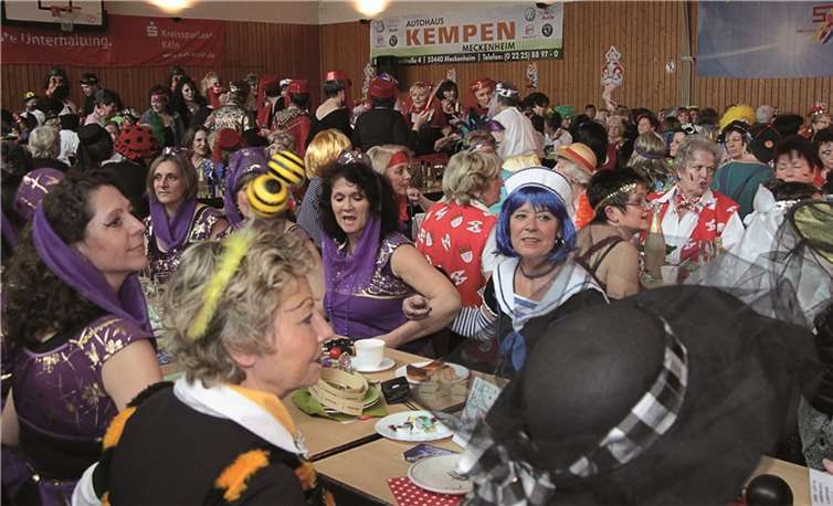 Phantastisch kostümiert und in bester Stimmung feierten die Wiever in Al-Ersch auf ihrer Sitzung in der ausverkauften Mehrzweckhalle.