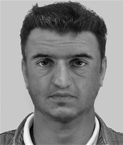 Phantombild des Täters. Foto: Polizei Bonn