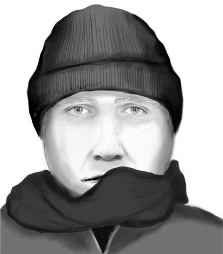Phantombild des gesuchten Täters. Foto: KI Neuwied