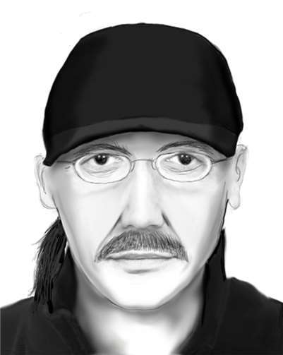 Phantombild zum Raubüberfall in Koblenz. Foto: Polizei