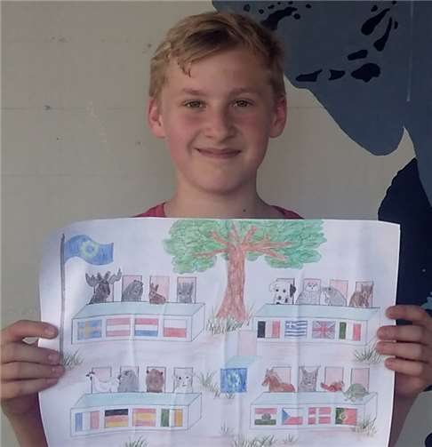 Philipp Balke hatte mit der Einsendung seines Bildes großen Erfolg. Foto: Marion-Dönhoff-Gymnasium