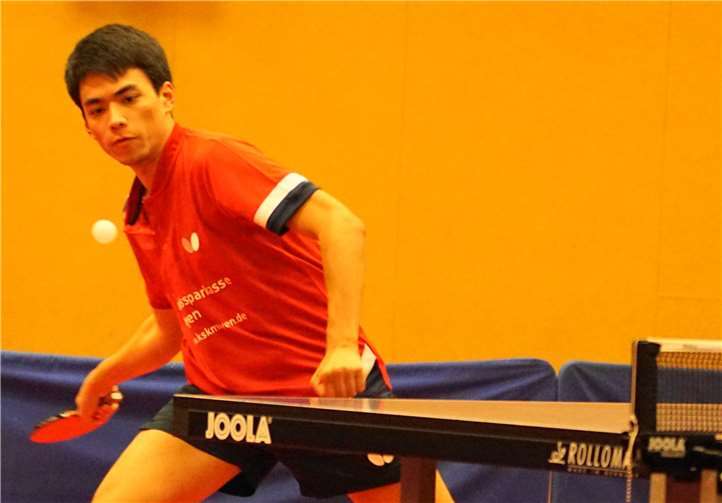 Philipp Büchel bezwang die Nummer 1 der Niederzissener.Foto: M. Schreiber