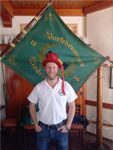 Philipp Engel ist der neue „Scholdes“ des Burschenverein 1864 Niederbieber. Foto: privat