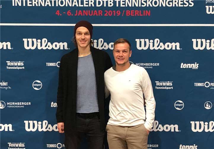 Philipp Gödtel und Alexander Leeser beim Tenniskongress. Privat