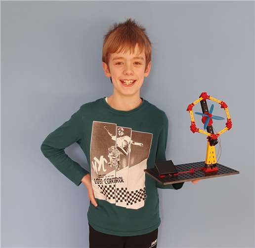 Philipp Gros vom Martin-Butzer-Gymnasium Dierdorf beschäftigte sich mit der Luftqualität in Klassenräumen. Foto: privat