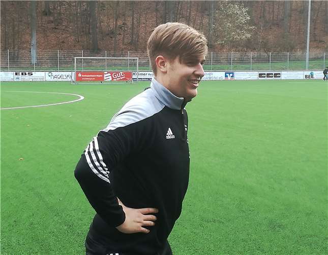 Philipp Hendrix traf mit seinem schwächeren rechten Fuß zum wichtigen 2:1.  SK