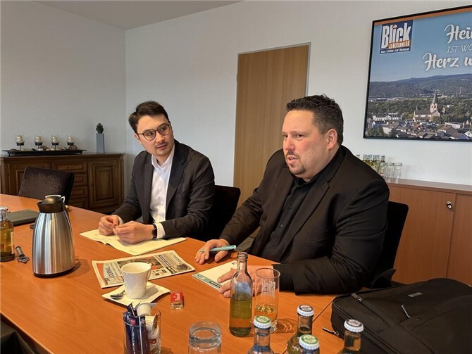 Philipp Rünz (l.) und Andreas Birtel möchten im Land etwas verändern. Foto: ROB