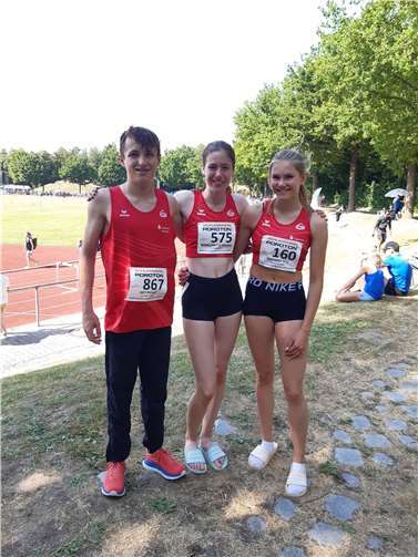 Philipp Veit, Johanna Monschauer und Sina Ehrhardt. Quellen: SSC