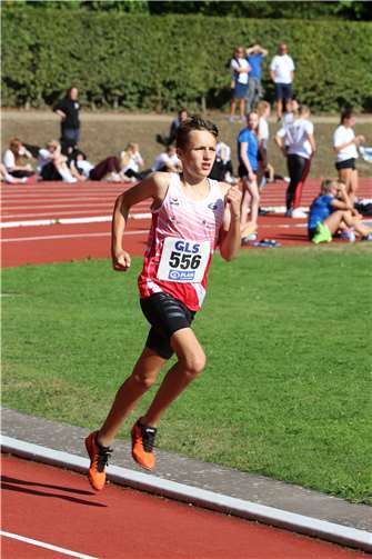 Philipp Veit gewann Silber über die Fünf-Kilometer-Distanz.Foto: LG Rhein-Wied