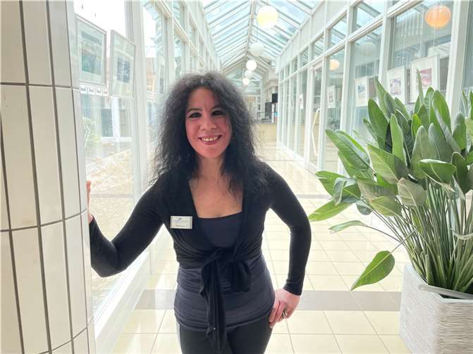 Pia Oliveri hat Spaß bei der Arbeit!Foto: ROB