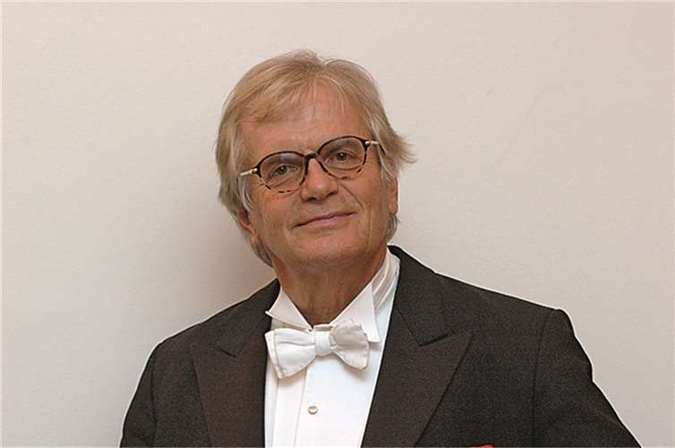 Pianist Justus Frantz.  Privat