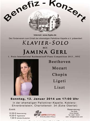 Pianistin Jamina Gerl.Privat