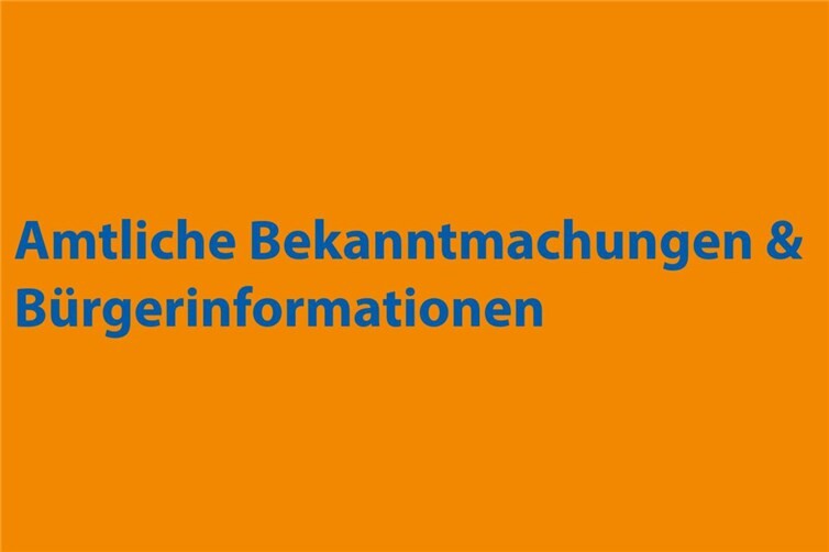 Bekanntmachungen VG Bad Hönningen und VG Unkel