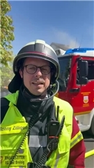 Vorschaubild 22.04.: Dachstuhlbrand in Bad Breisig – Statement des Einstazleiters Ronny Zilligen
