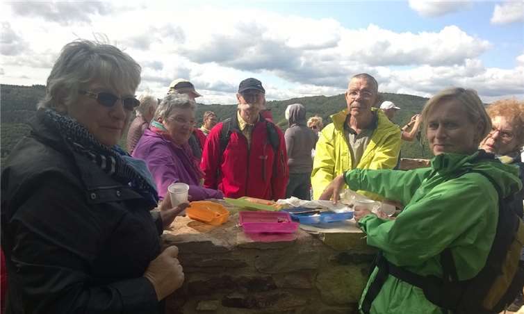 Picknick am „Rittersaal“.