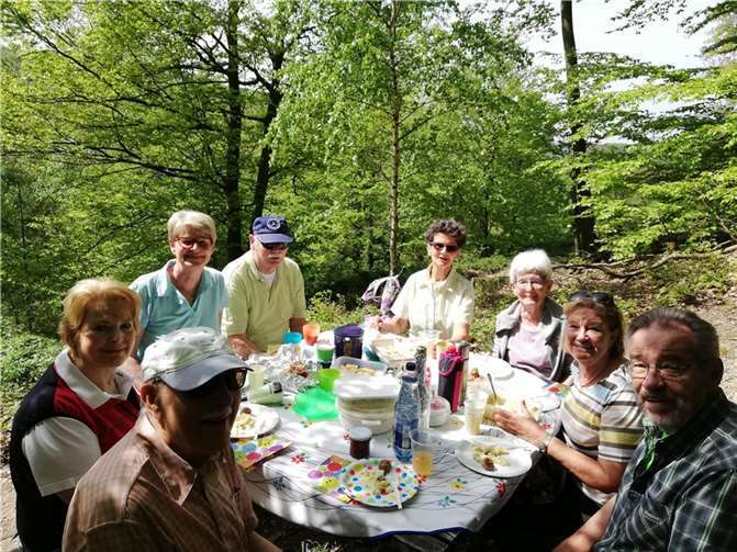 Picknick zur Stärkung zum Abschmücken. Fotos: privat
