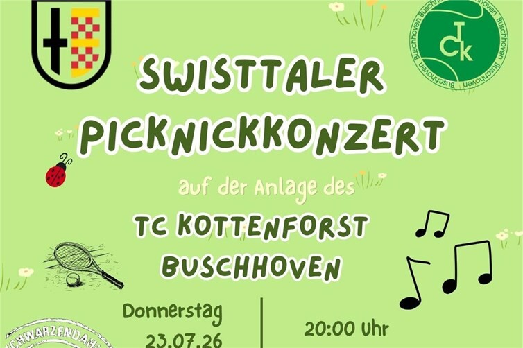 Picknickkonzert beim TC Kottenforst