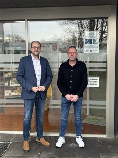 Pierre Fischer im Austausch mit Sven Schür.  Foto: Markus Klein