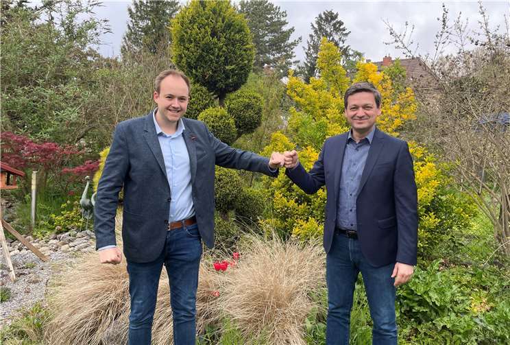 Pierre Fischer und Christian Baldauf.Foto: privat