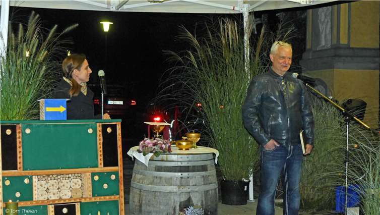 Pilgerer und Naturschützer Carl Jung gab den Impuls bei der jüngsten „Messe anders.“Foto: Tom Thelen