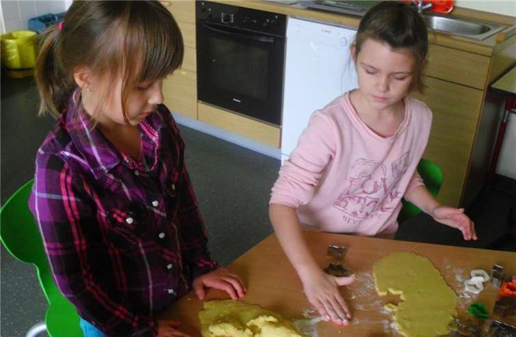 Plätzchen wurde gebacken nach Lust und Laune.