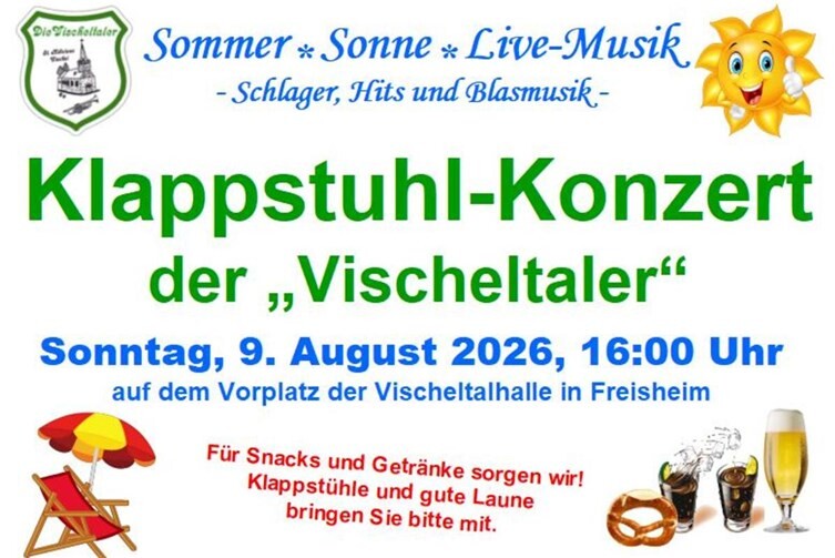 Plakat Klappstuhl-Konzert