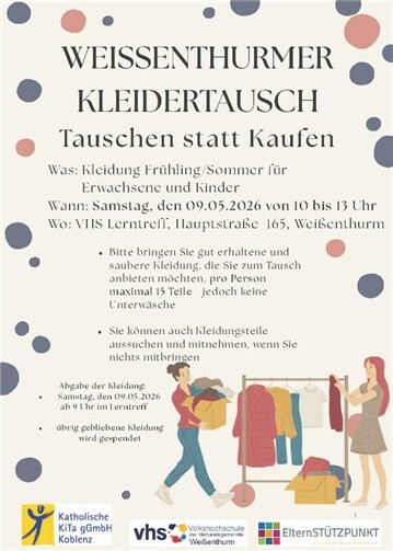 Plakat Kleidertausch