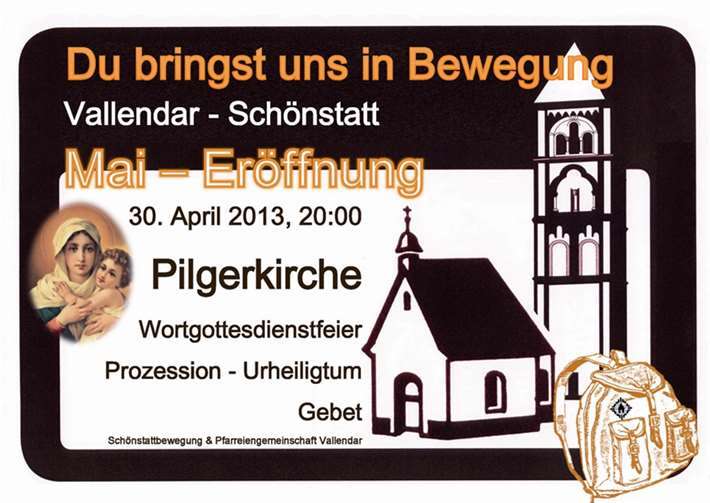 Plakat Mai-Eröffnung privat