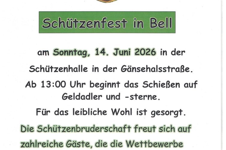 Plakat Schützenfest
