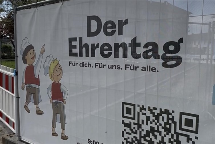 Plakat am Breslauer Platz