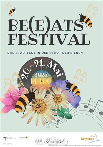Plakat zum 1. Be(e)ats Festival. Foto: Stadt Mayen