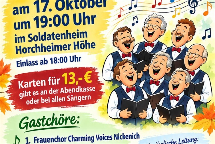 Plakat zum Herbstkonzert