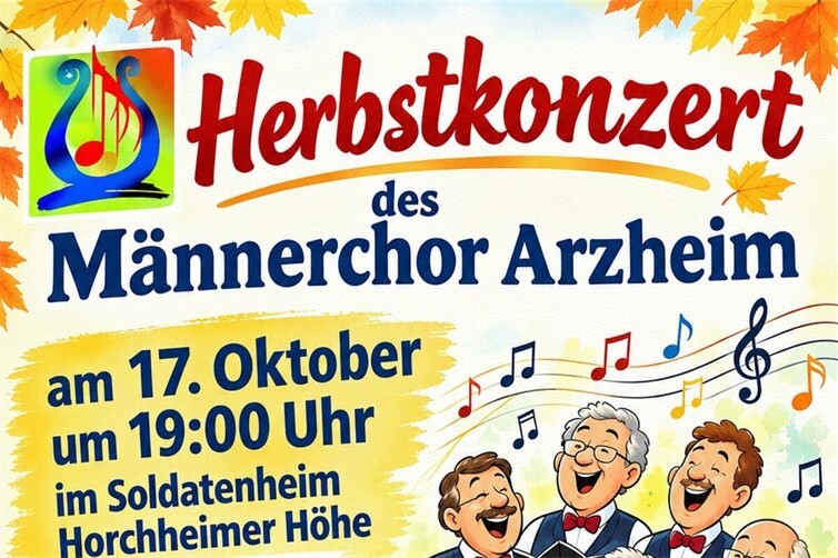 Plakat zum Herbstkonzert