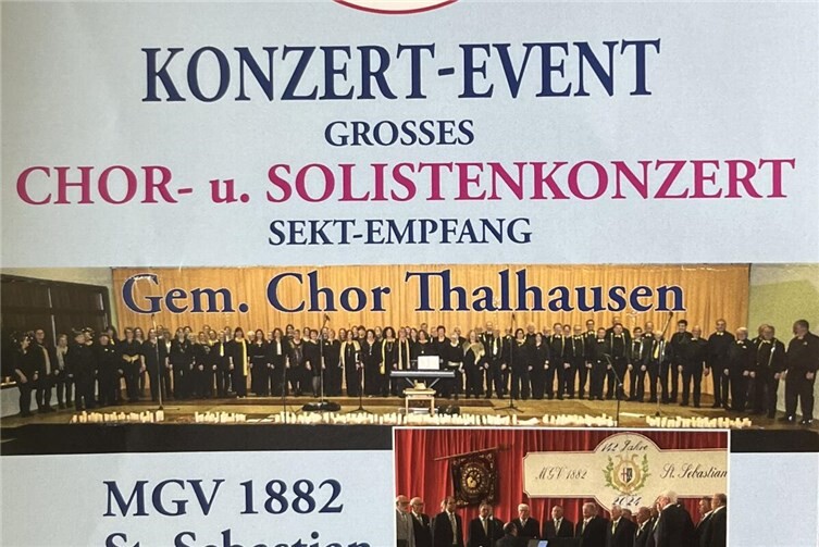 Plakat zum Konzert