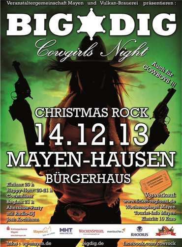 Plakat zum diesjährigen Christmas-Rock. Plakat: VG Mayen